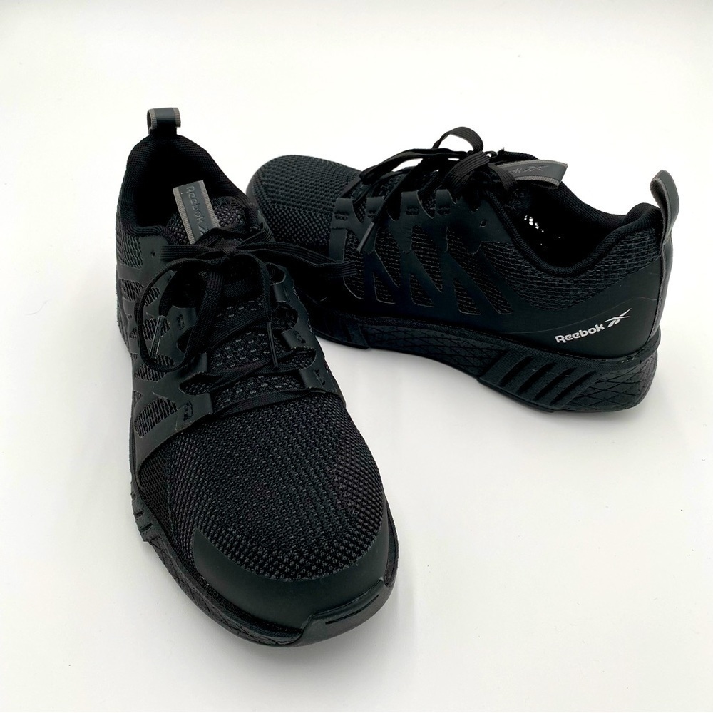 Reebok Work Fusion Flexweave Tennis Shoes Sneakers Black Unisex‎ Size 7/9 (NWOT)
